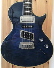 EPIPHONE NIGHTHAWK CUSTOM REISSUE BLUE QUILT electric guitar Gibson